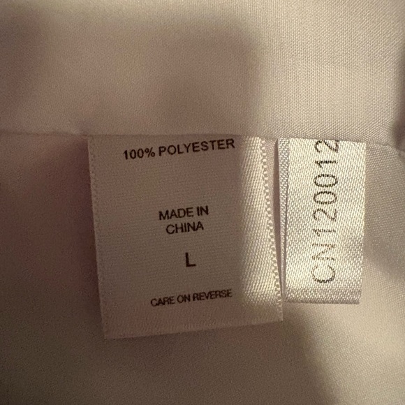 NWOT New York & Company Eva Mendes White Floral Dress Size L - Picture 12 of 12